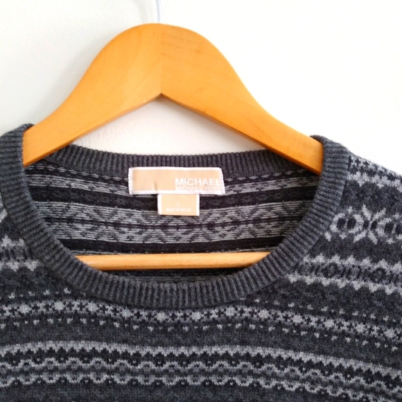 Micheal Micheal Kors Gray Cotton Sweater - Picture 3 of 5